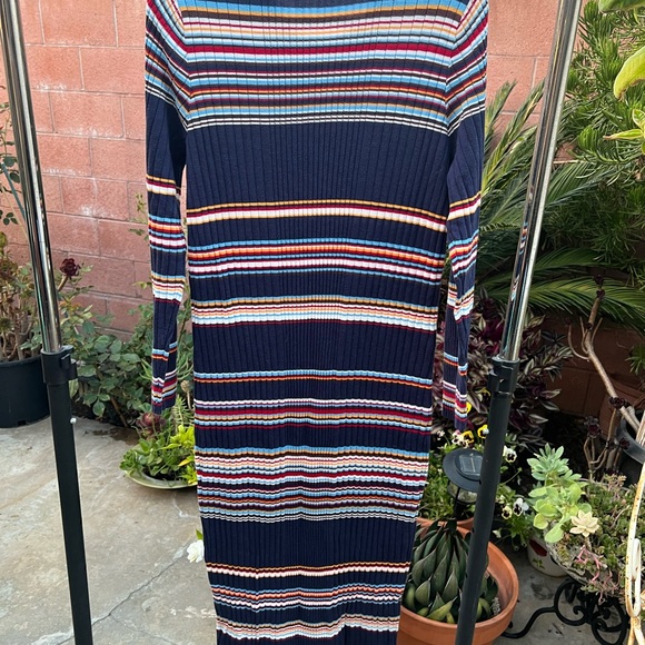 Torrid Multicolor Striped Ribbed Dress - Picture 2 of 5